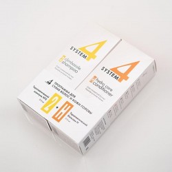 Набор System-4 шампунь терапевтический №2 для сухой кожи головы сухих поврежденных и окрашенных волос + бальзам-кондиционер Н для сухих поврежденных и окрашенных волос 215 мл + 215 мл