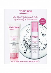 Набор Topicrem крем для лица насыщенный ультра-увлажняющий + сыворотка ультра-увлажняющая 40 мл + 7 мл