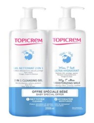 Набор Topicrem молочко Мое 1-ое ультра-увлажняющее + гель 2 в 1 детский 500 мл + 500 мл