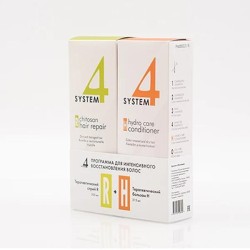 Набор System-4 лосьон-спрей терапевтический R для поврежденных ослабленных волос всех типов + бальзам-кондиционер Н для сухих поврежденных и окрашенных волос 200 мл + 215 мл