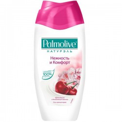 Гель-крем для душа, Palmolive (Палмолив) 250 мл Натурэль Нежность и комфорт цветок вишни и увлажняющее молочко